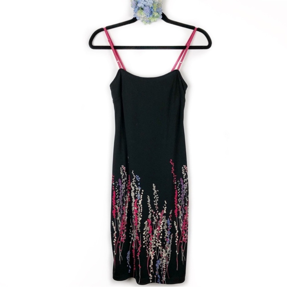 BCBG Y2K Spaghetti Strap Slip Dress